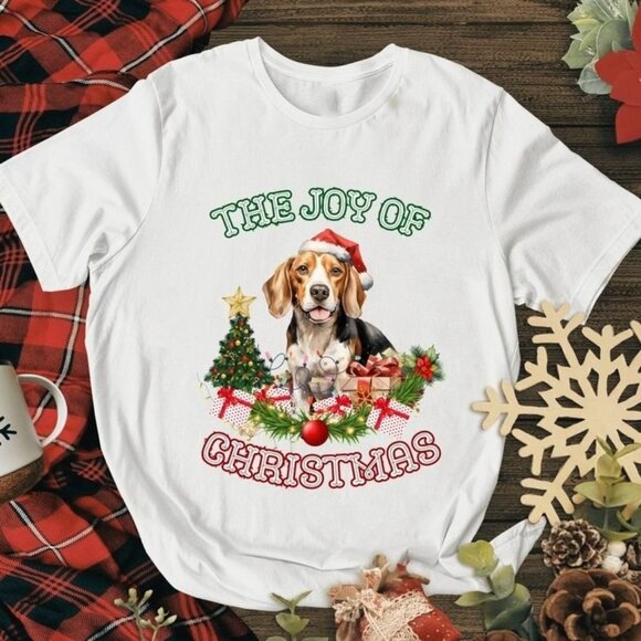 Gildan Other - Christmas Beagle Dog T-Shirt, High Quality Festival T-Shirt